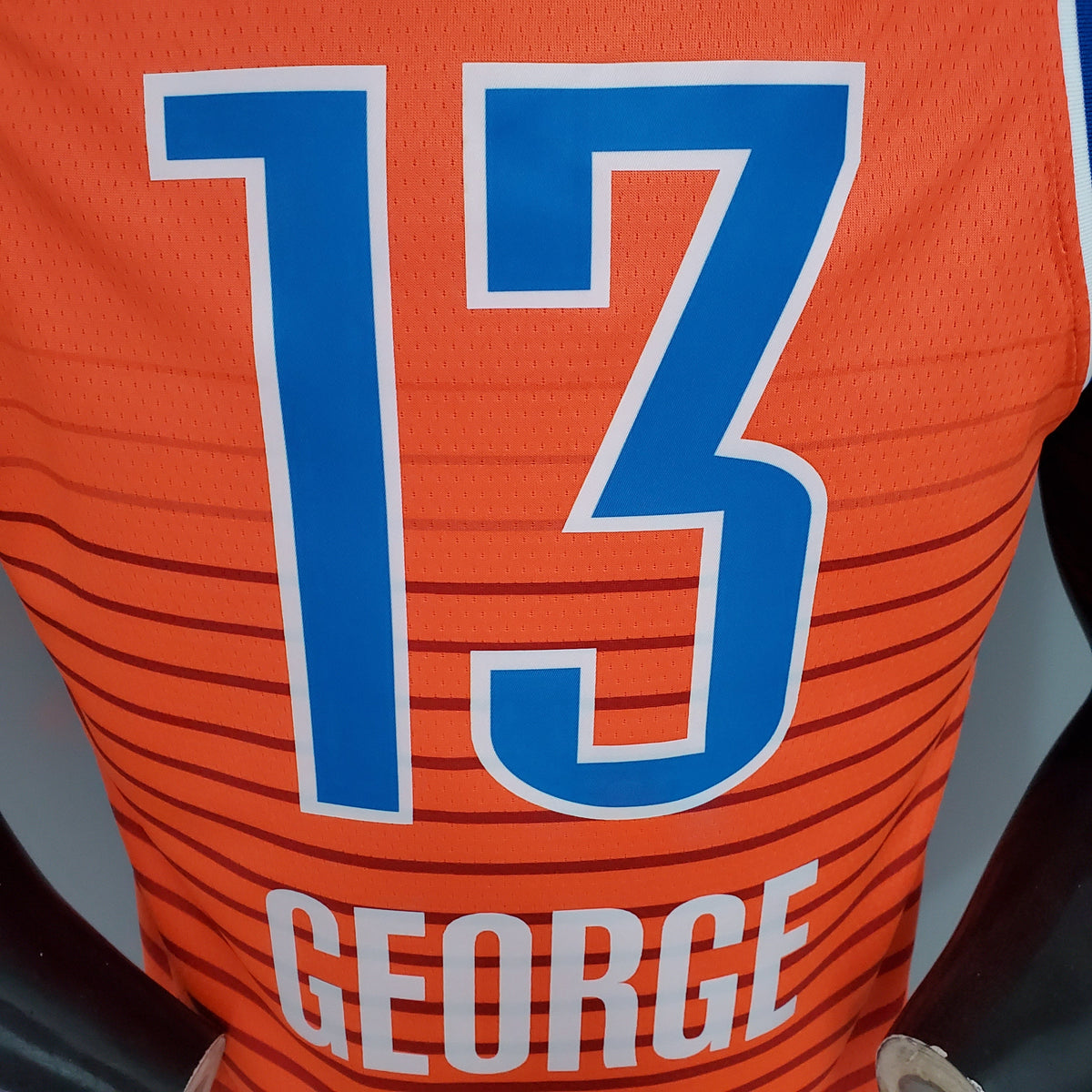 Camiseta Oklahoma City Thunder "Orange Stripes" Naranjo