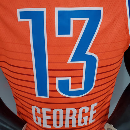 Camiseta Oklahoma City Thunder "Orange Stripes" Naranjo