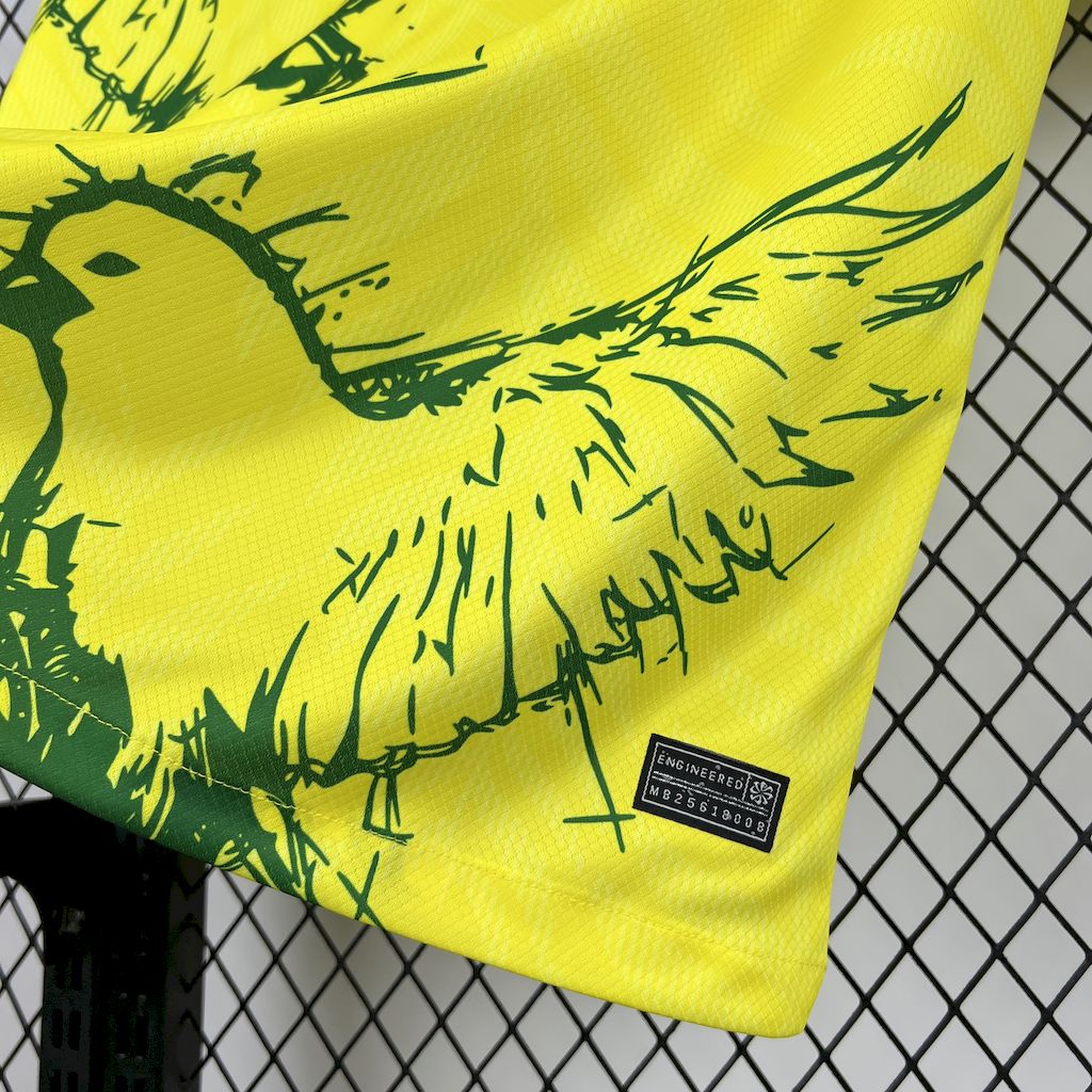 Camiseta Brasil "Edición Pigeon Amarillo" 2025/26 Versión Fan