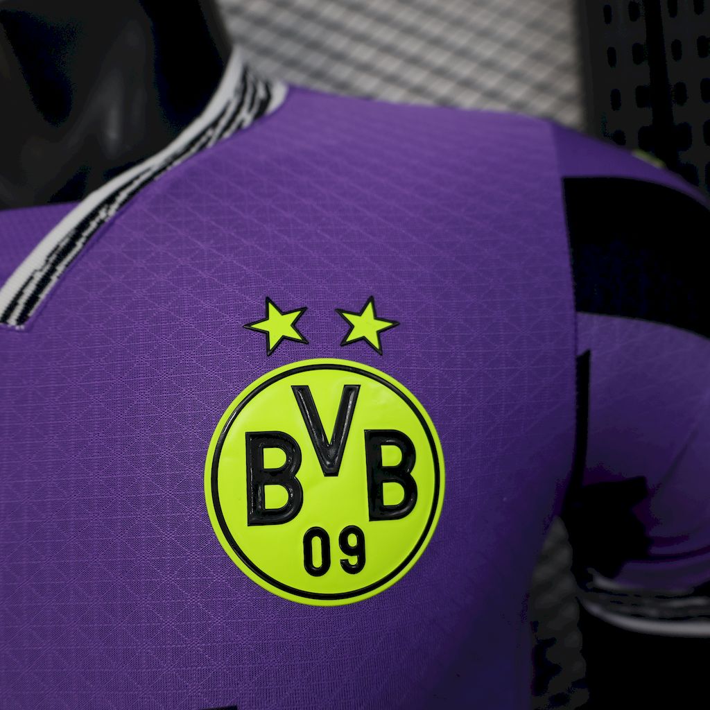Camiseta Borussia Dortmund Portero Morado 2024/25 Versión Jugador