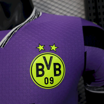 Camiseta Borussia Dortmund Portero Morado 2024/25 Versión Jugador