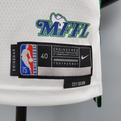 Camiseta Dallas Mavericks "City Edition" Blanco Verde
