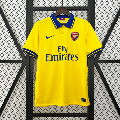 Camiseta Arsenal Visita Retro 2013/14 Versión Fan