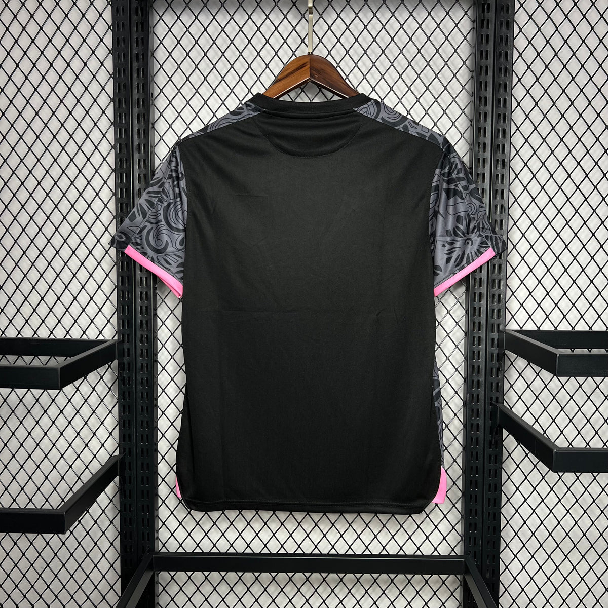 Camiseta Palestino Entrenamiento Negra 2024/25 Versión Fan