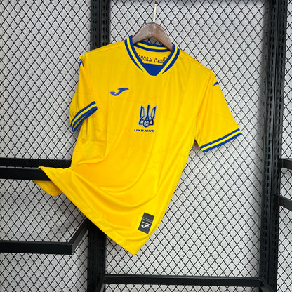 Camiseta Ucrania Local 2024 Versión Fan