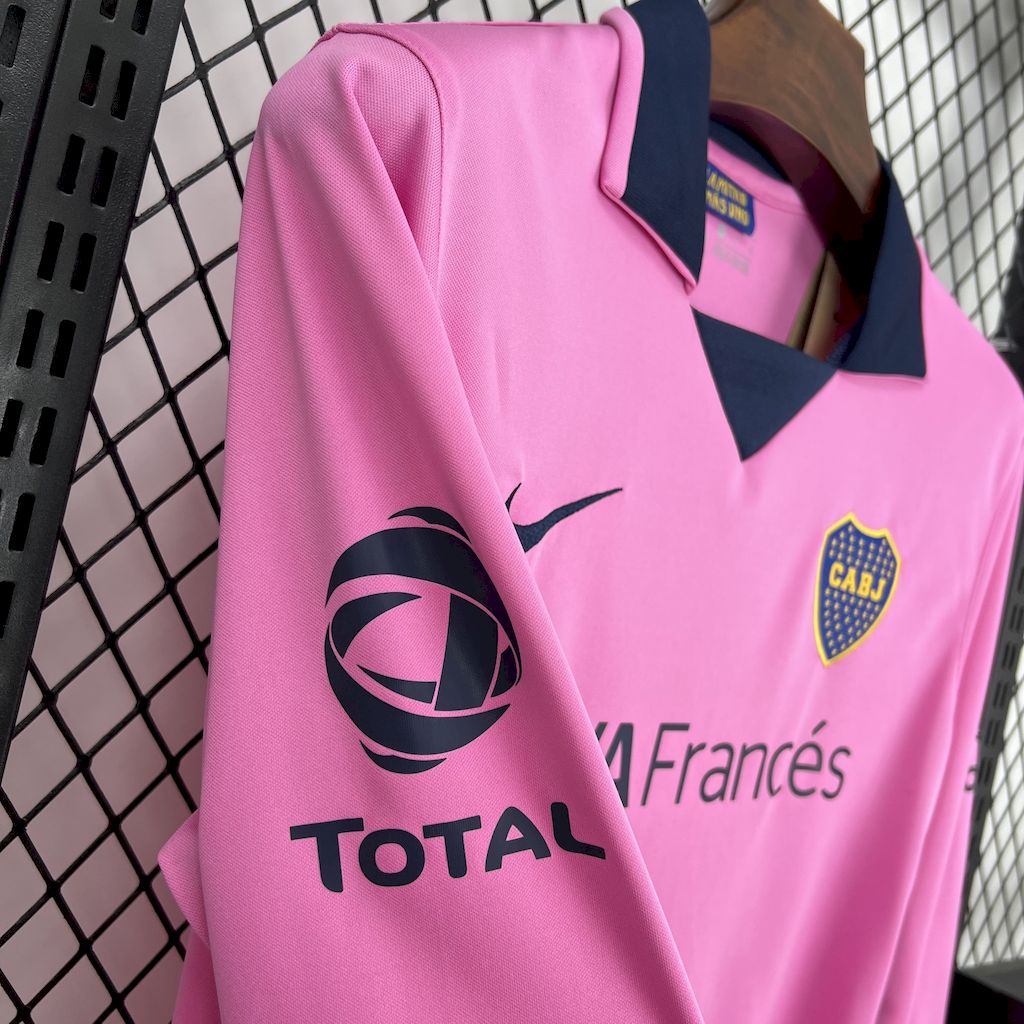 Camiseta Boca Juniors Visita Manga Larga Retro 2013/14 Versión Fan