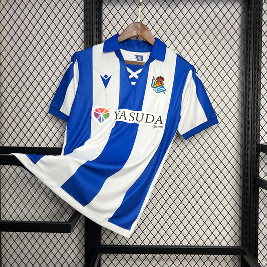 Camiseta Real Sociedad Local 2024/25 Versión Fan