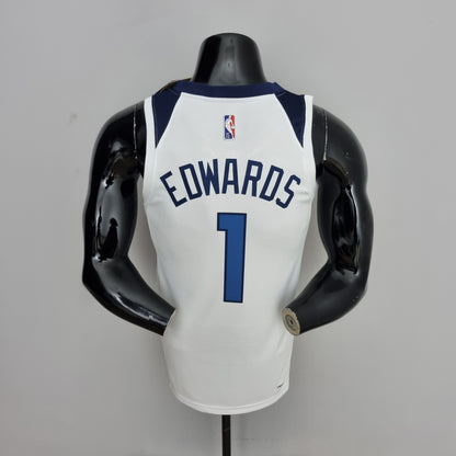 Camiseta Minnesota Timberwolves Camiseta Blanca Clásica