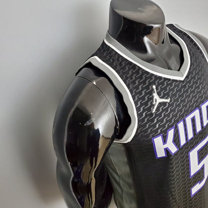 Camiseta Sacramento Kings Camiseta Negra Clásica