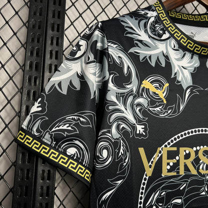 Camiseta Italia Versace Black Edition 2023/24 Versión Fan