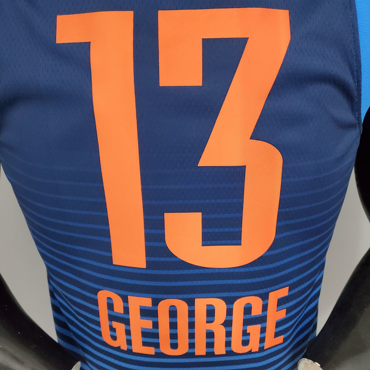 Camiseta Oklahoma City Thunder "Blue Stripes" Azul