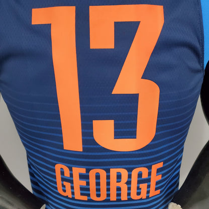Camiseta Oklahoma City Thunder "Blue Stripes" Azul