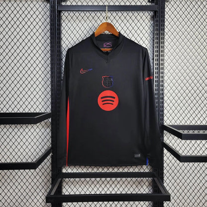 Camiseta FC Barcelona Visita Manga Larga 2024/25 Versión Fan