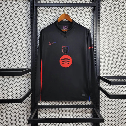 Camiseta FC Barcelona Visita Manga Larga 2024/25 Versión Fan