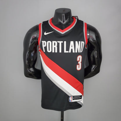 Camiseta Portland Trail Blazers Camiseta Negra Clásica