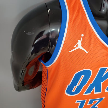 Camiseta Oklahoma City Thunder "Orange Stripes" Naranjo