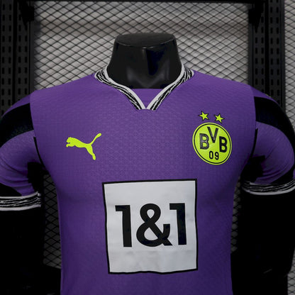 Camiseta Borussia Dortmund Portero Morado 2024/25 Versión Jugador