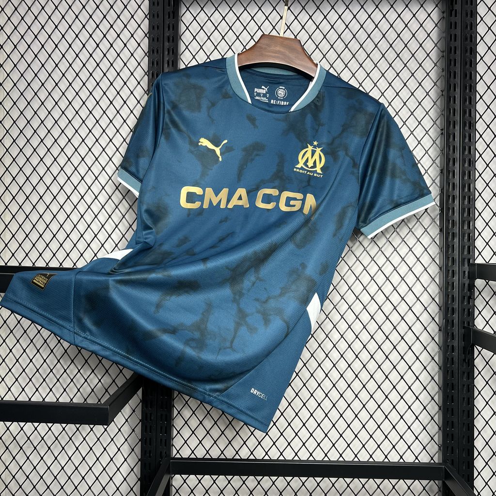 Camiseta Olympique de Marsella Visita 2024/25 Versión Fan