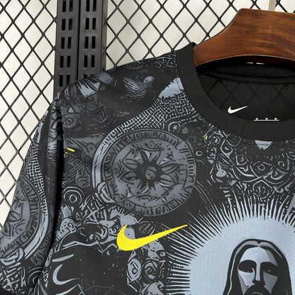 Camiseta Brasil "Edición Cristo Redentor STUSSY" 2024 Versión Fan