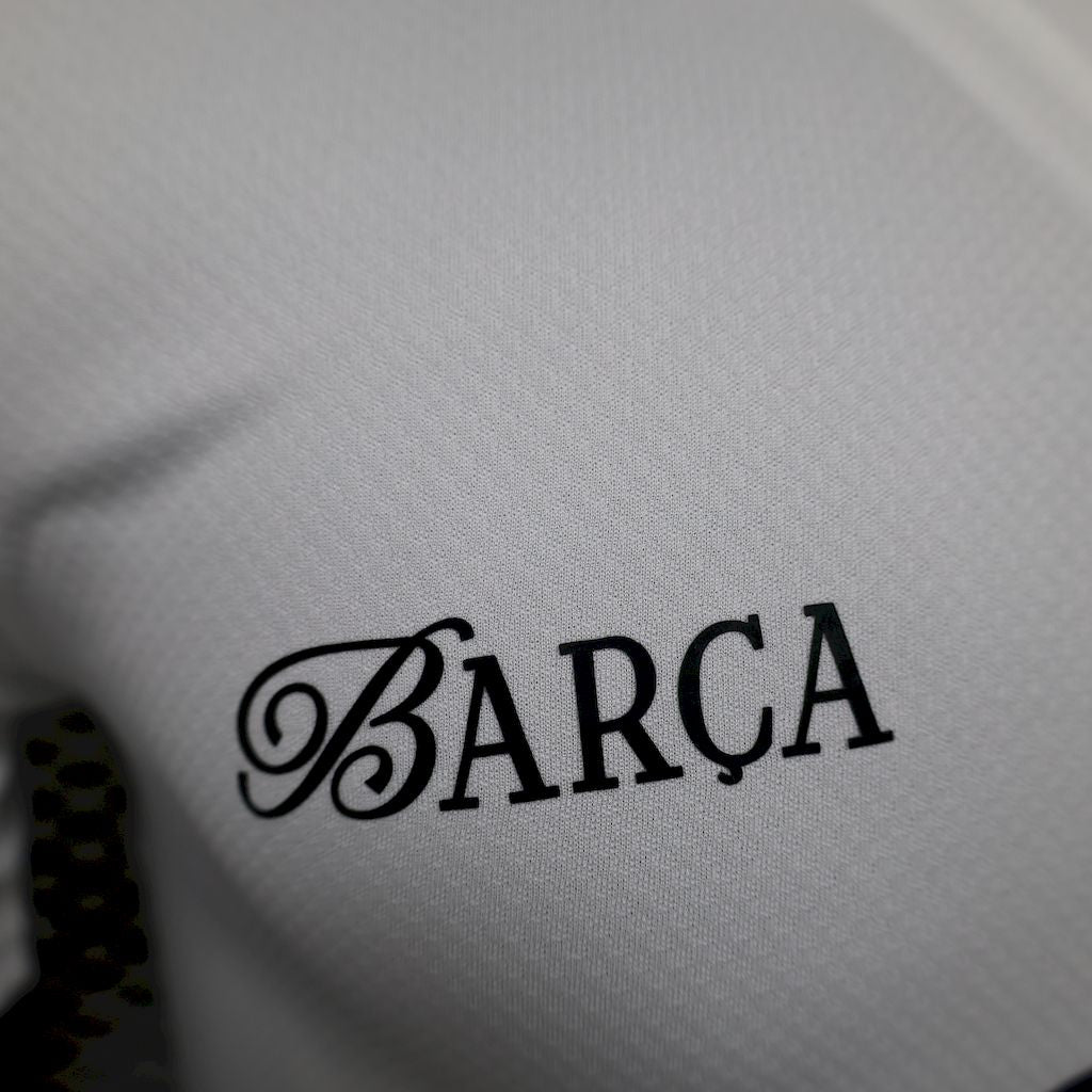 Camiseta FC Barcelona Lamine Yamal 304 Blanca 2024/25 Versión Jugador