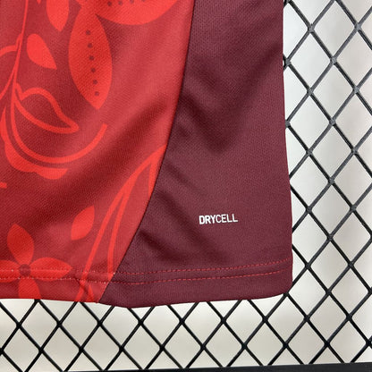Camiseta Portugal Entrenamiento Rojo 2025 Versión Fan