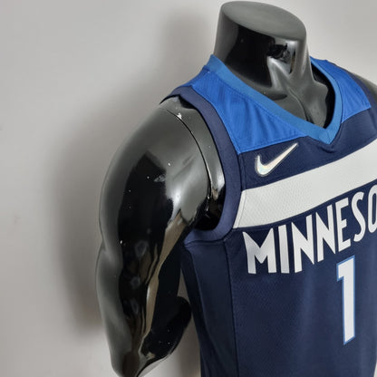 Camiseta Minnesota Timberwolves Camiseta Azul Clásica