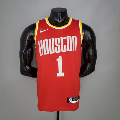 Camiseta Houston Rockets "Retro" Clásica Roja