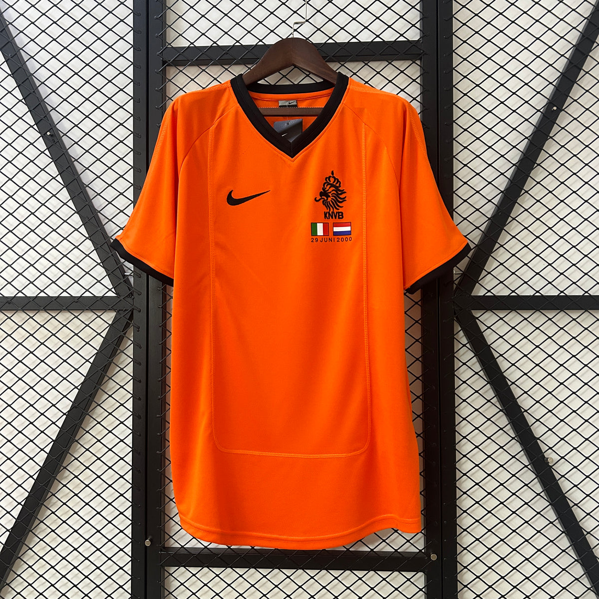 Camiseta Países Bajos Local Retro 2000 Versión Fan