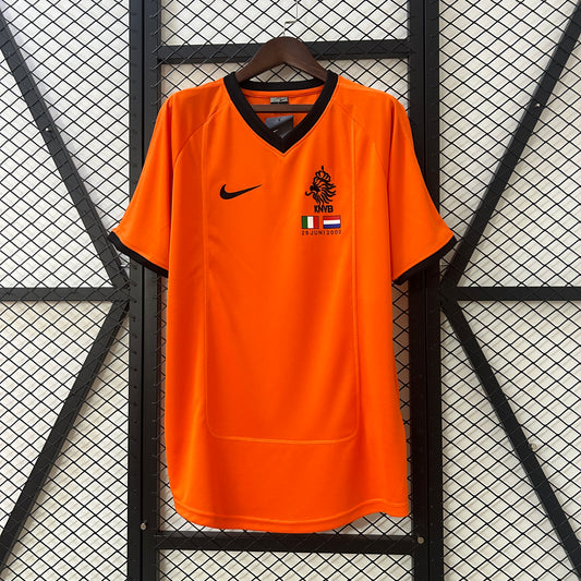 Camiseta Países Bajos Local Retro 2000 Versión Fan