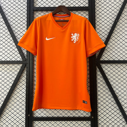Camiseta Países Bajos Local Retro 2014 Versión Fan