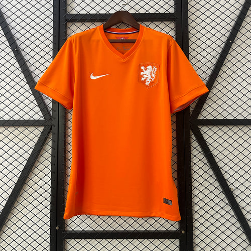 Camiseta Países Bajos Local Retro 2014 Versión Fan
