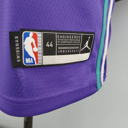 Camiseta Charlotte Hornets Camiseta Clásica Morada