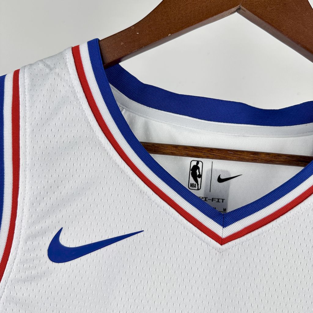 Camiseta Philadelphia 76ers 2023 Camiseta Blanca NBA