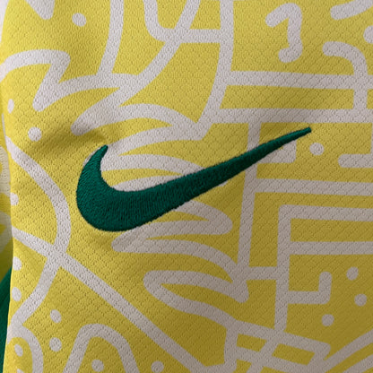 Camiseta Brasil Local 2024 Versión Mujer