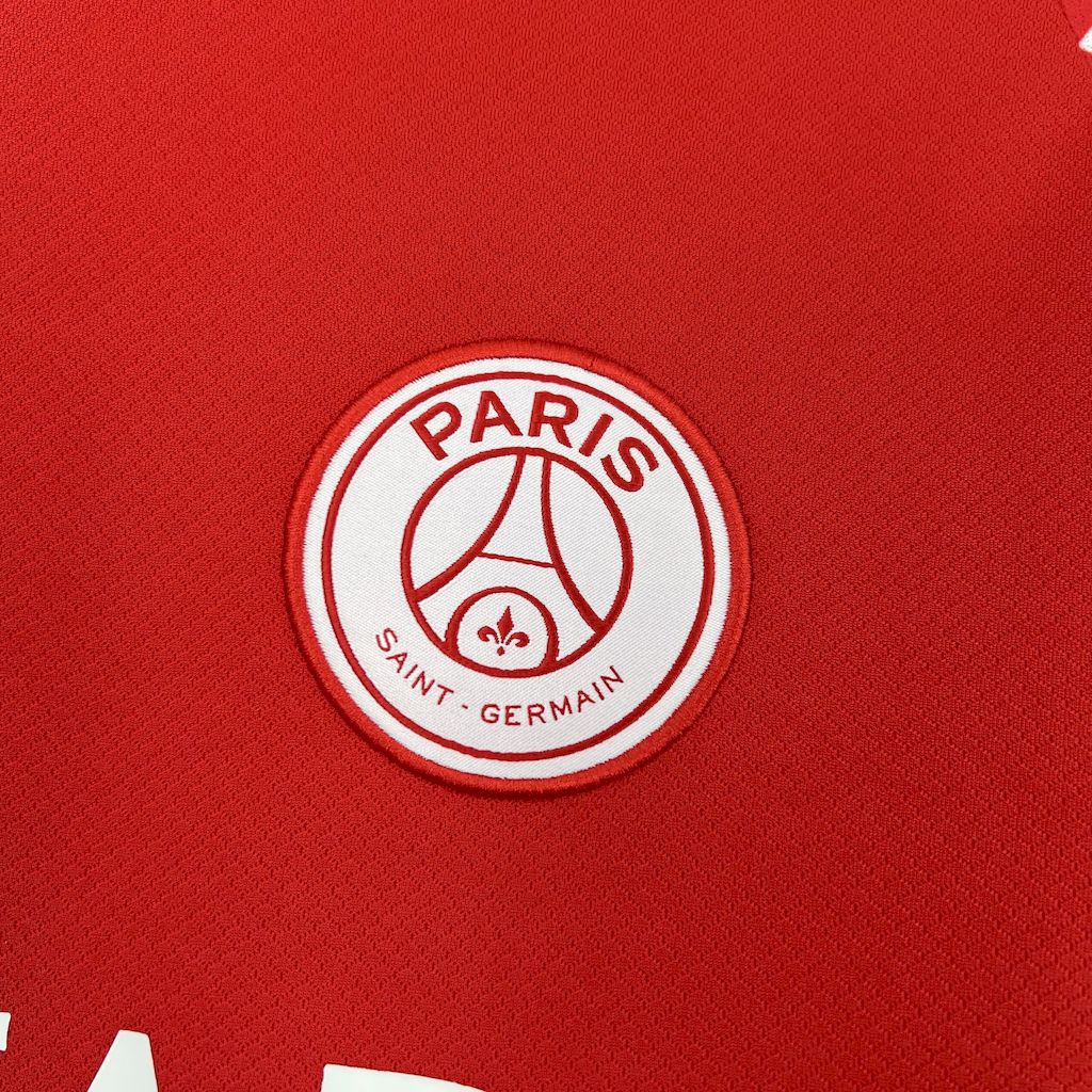 Camiseta Paris Saint-Germain Portero Rojo 2024/25 Versión Fan