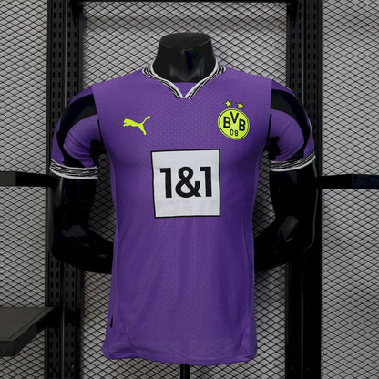 Camiseta Borussia Dortmund Portero Morado 2024/25 Versión Jugador