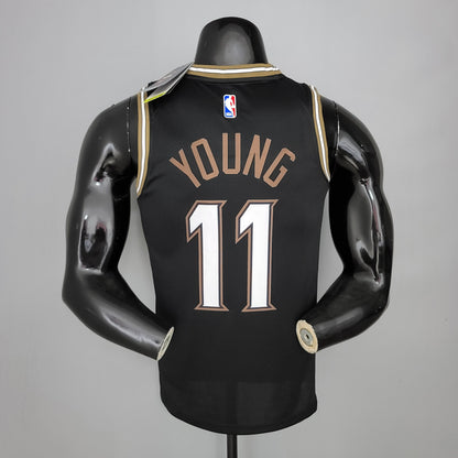 Camiseta Atlanta Hawks "MLK" Negra
