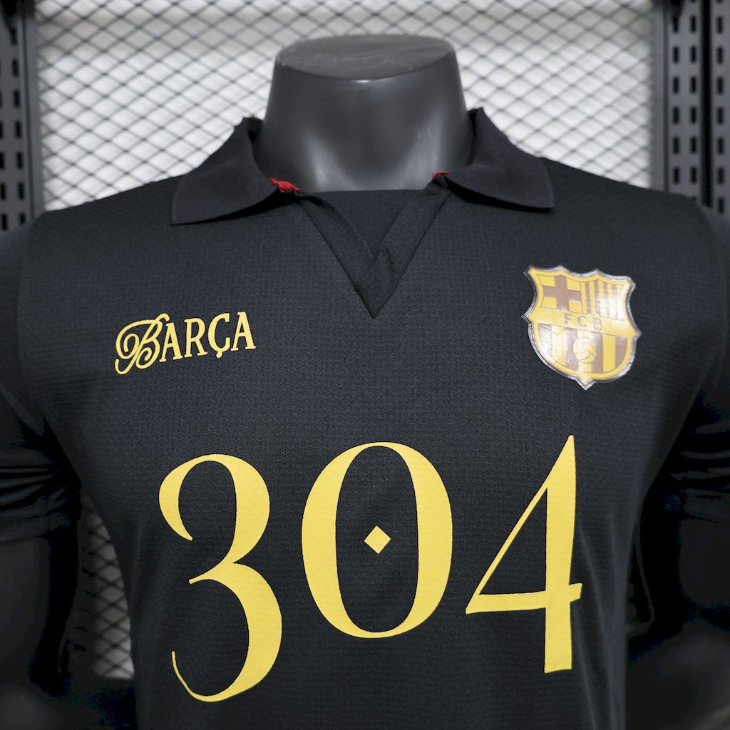 Camiseta FC Barcelona Lamine Yamal 304 Negra 2024/25 Versión Jugador