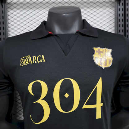 Camiseta FC Barcelona Lamine Yamal 304 Negra 2024/25 Versión Jugador