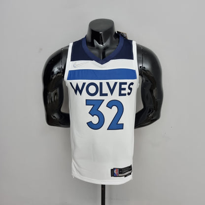 Camiseta Minnesota Timberwolves Camiseta Blanca Clásica