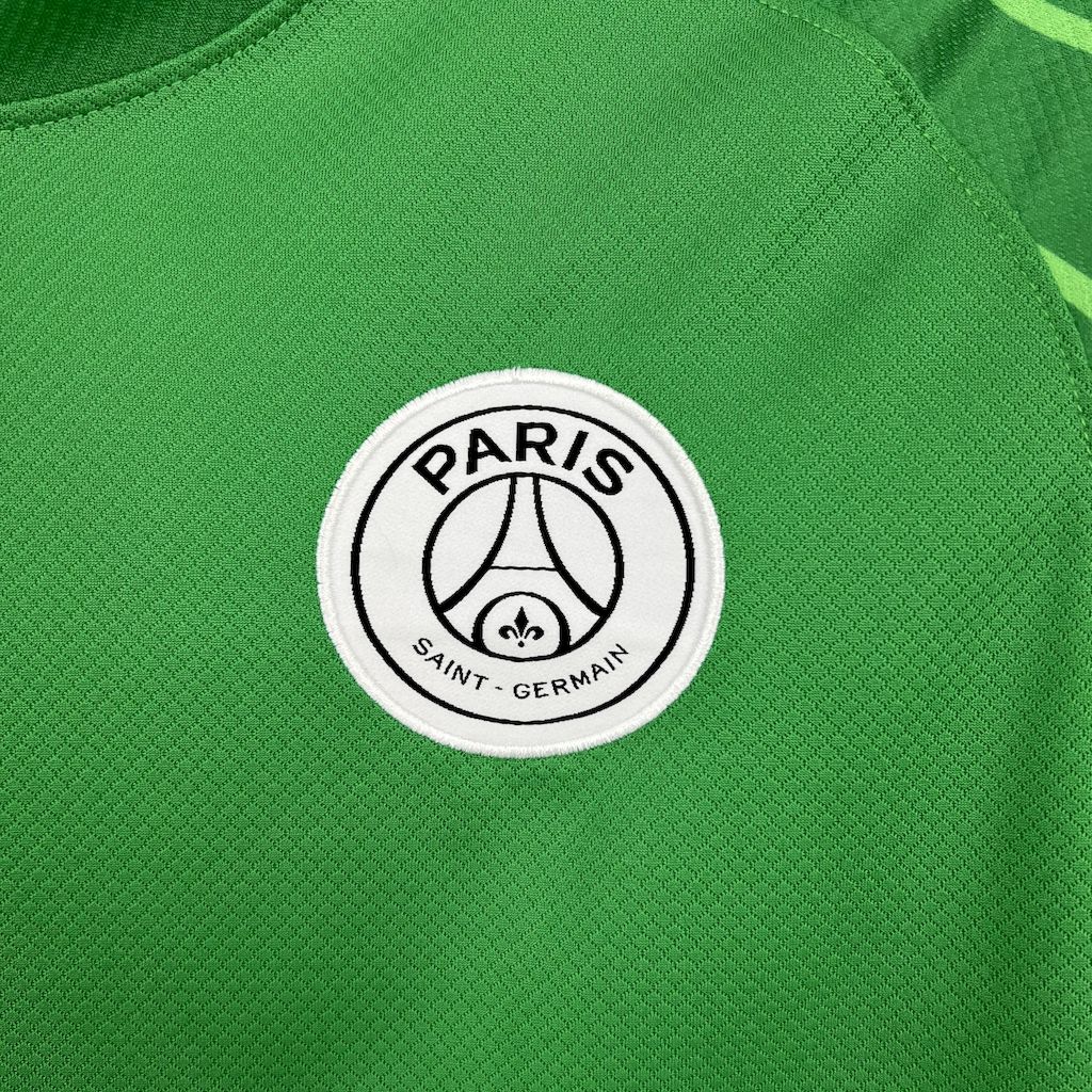 Camiseta Paris Saint-Germain Portero Verde 2025/26 Manga Larga Versión Fan