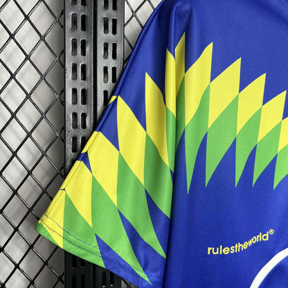 Camiseta Brasil Visita Corteiz Logo Retro 1995