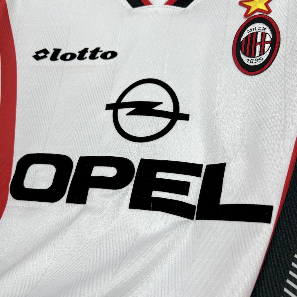 Camiseta AC Milán Retro Visita 1997/98 Versión Fan