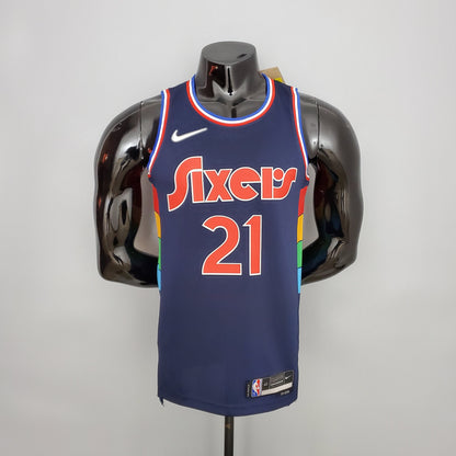 Camiseta Philadelphia 76ers "City Edition" Azul Royal