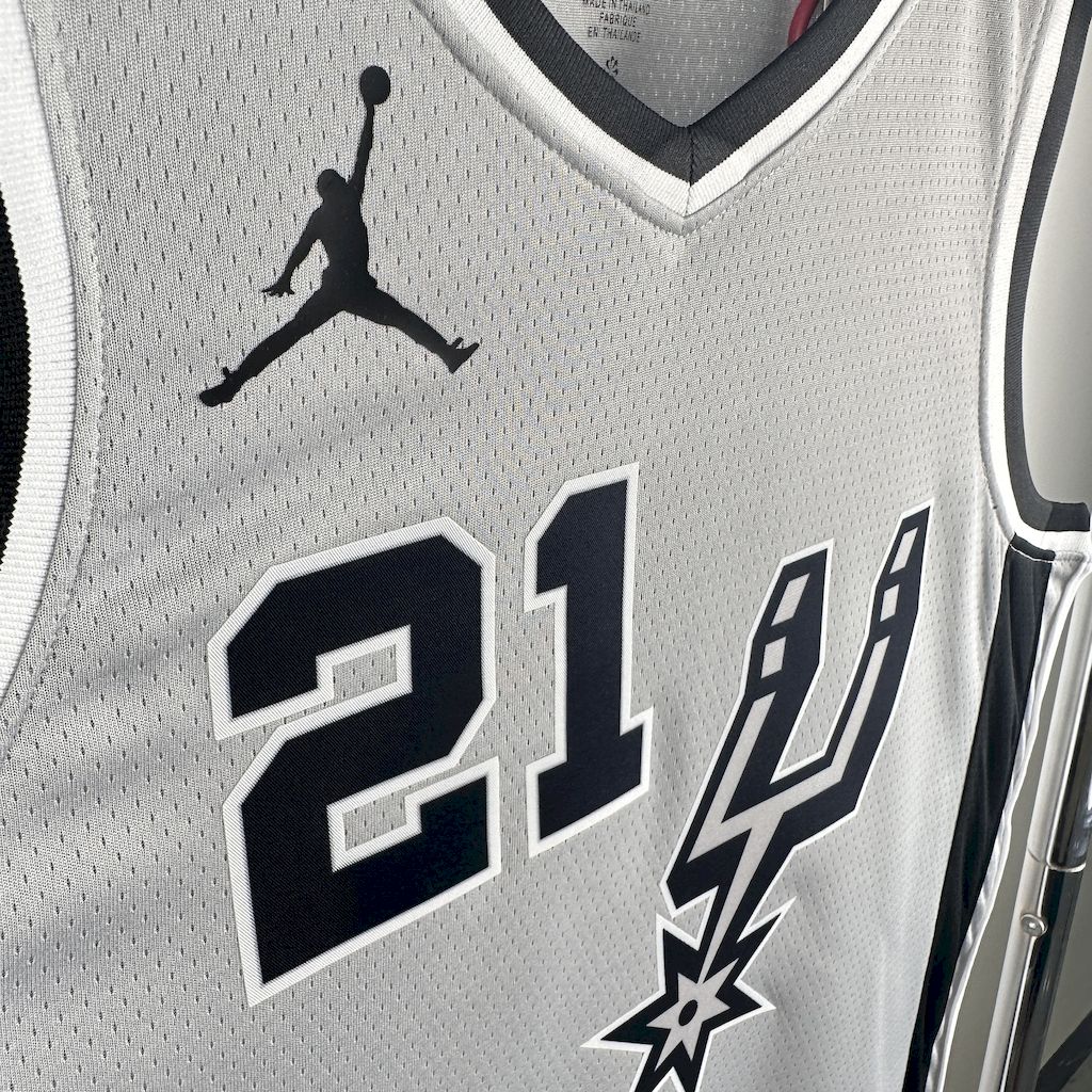 Camiseta San Antonio Spurs Camiseta Gris NBA