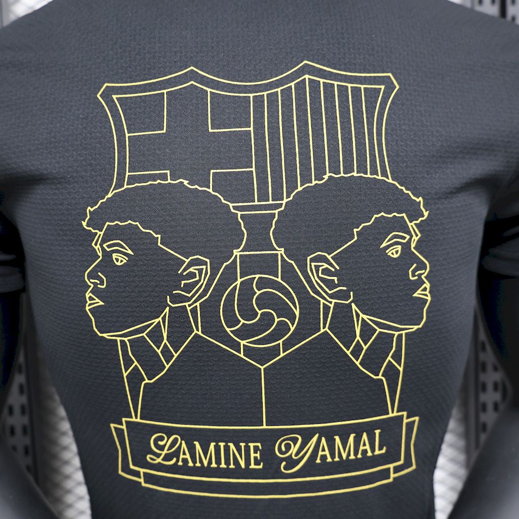Camiseta FC Barcelona Lamine Yamal 304 Negra 2024/25 Versión Jugador