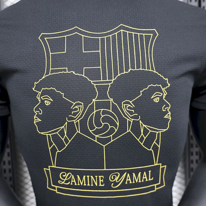 Camiseta FC Barcelona Lamine Yamal 304 Negra 2024/25 Versión Jugador
