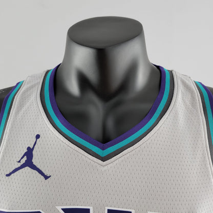 Camiseta Charlotte Hornets Camiseta Clásica Gris