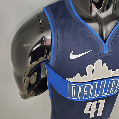 Camiseta Dallas Mavericks Camiseta "Iceberg Edition" Azul