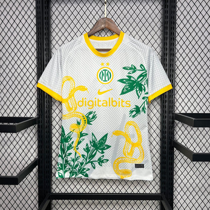Camiseta Inter de Milán "Edición Especial Amarilla" 2024/25 Versión Fan